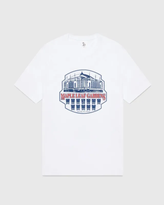 TORONTO MAPLE LEAFS GARDENS T-SHIRT - WHITE sold by OVO