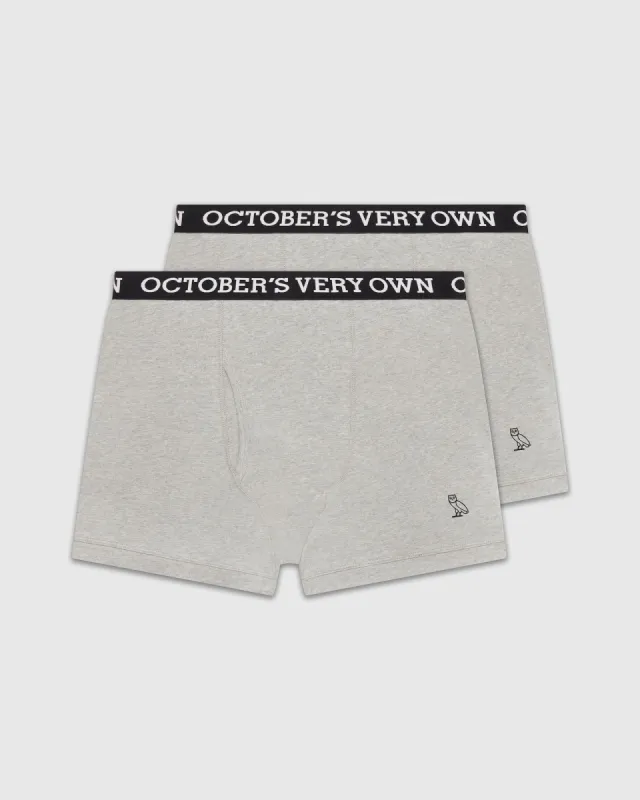 BOXER BRIEFS 2-PACK - HEATHER GREY made by OVO