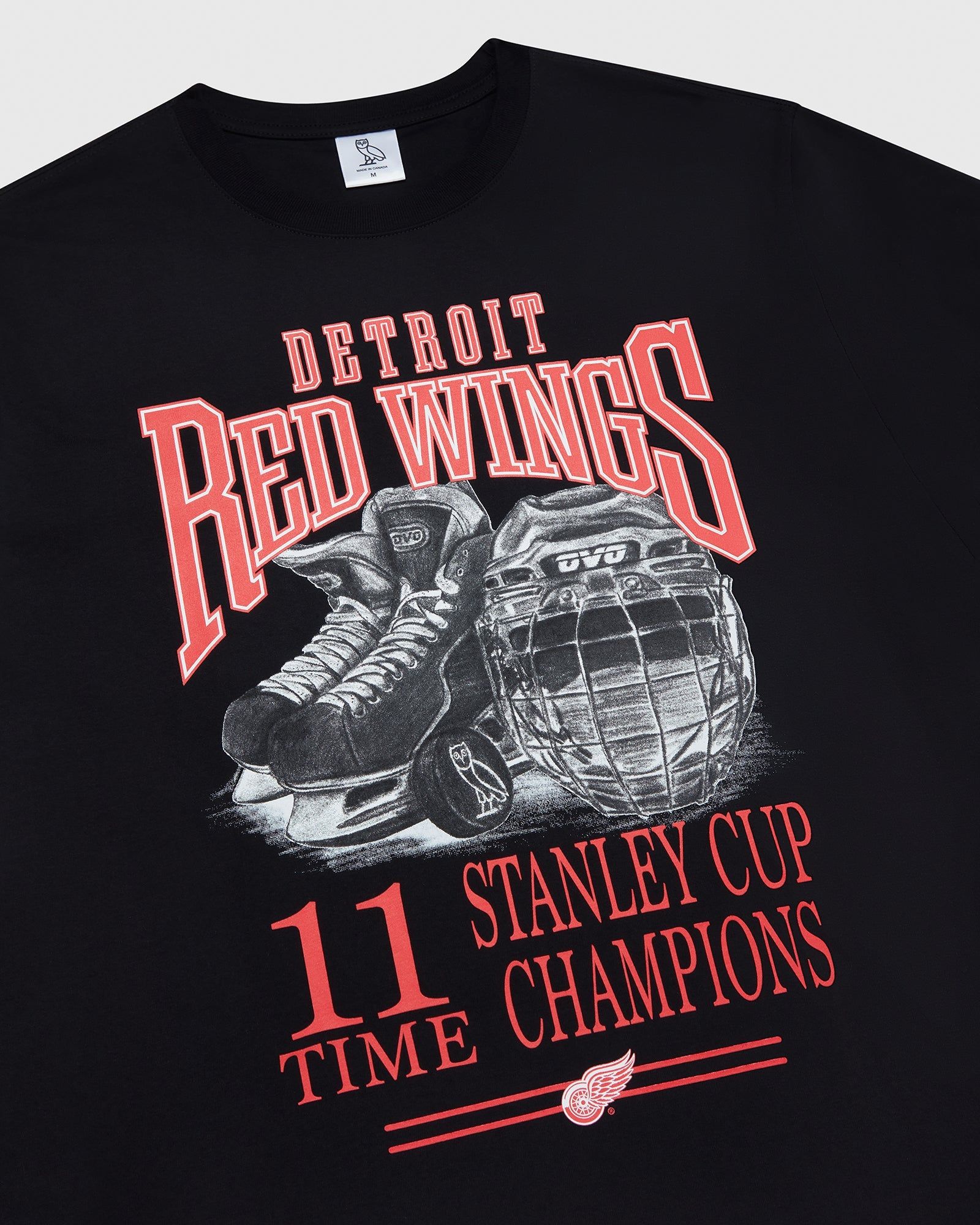 Detroit Red Wings T-Shirt - Black sold by OVO product image thumbnail 3
