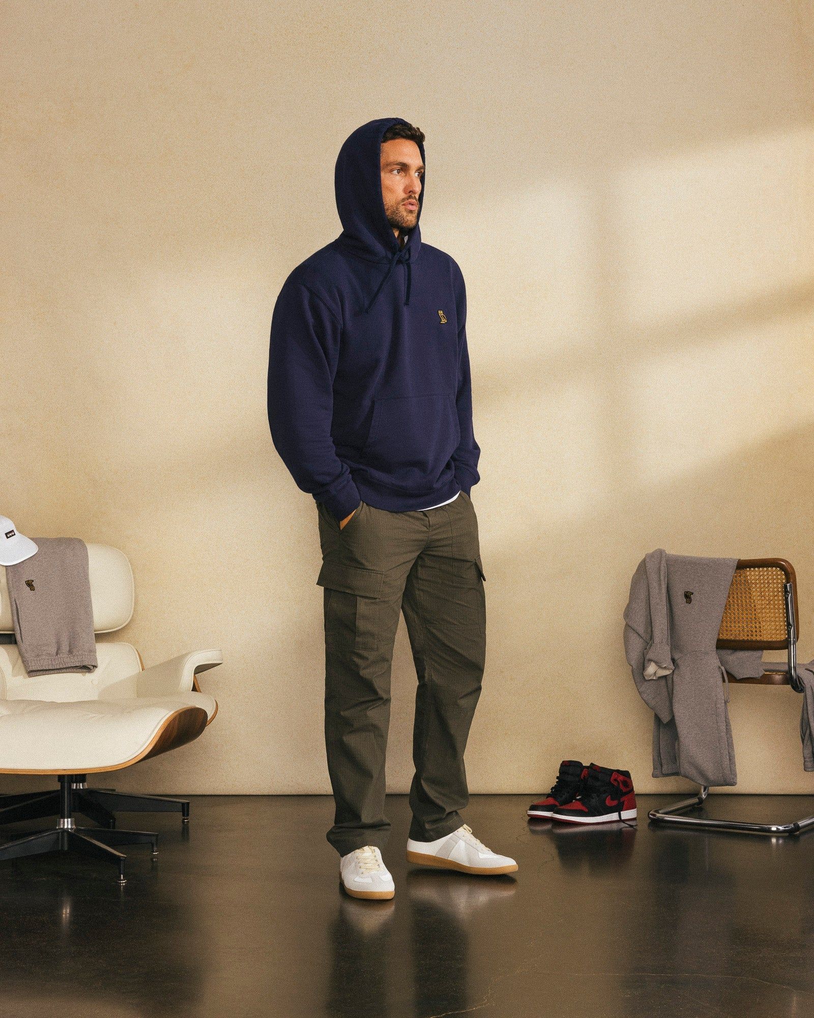 Classic Hoodie - Navy sold by OVO product image thumbnail 2