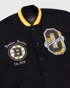 Boston Bruins Varsity Jacket - Boston Black sold by OVO