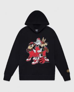 Looney Tunes™ X Raptors 3-On-3 Hoodie - Black sold by OVO