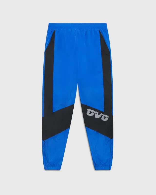 Nylon Track Pant - Royal Blue/Black sold by OVO