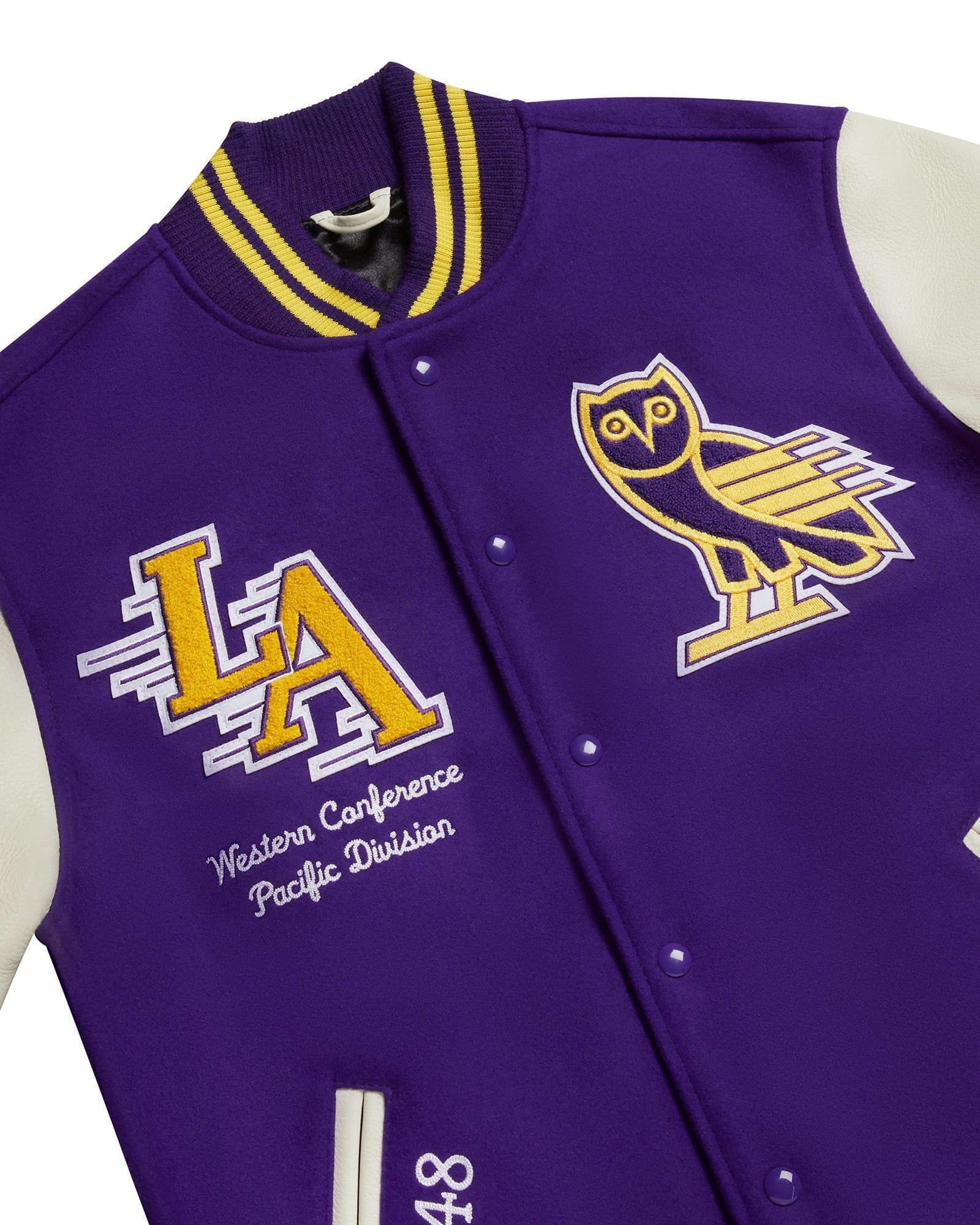 NBA LA LAKERS VARSITY JACKET - PURPLE sold by OVO product image thumbnail 4