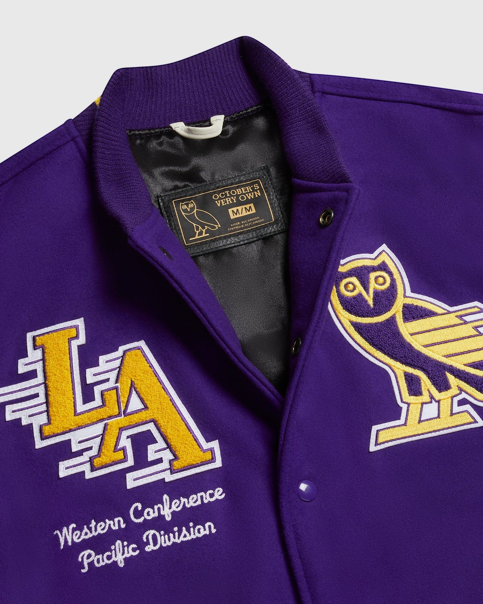 NBA LA LAKERS VARSITY JACKET - PURPLE sold by OVO product image thumbnail 5