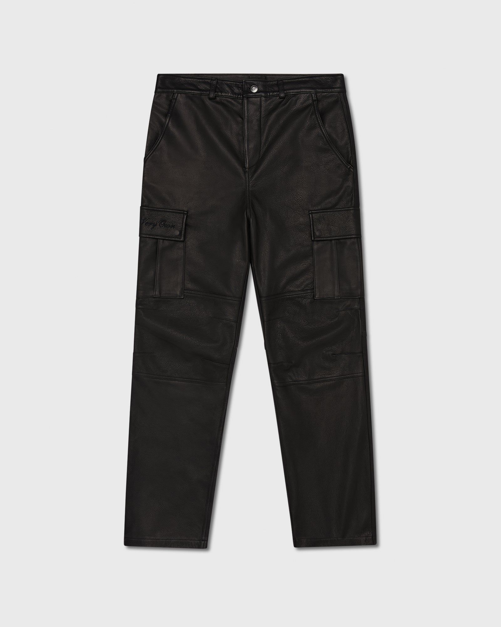 Leather Cargo Pant - Black sold by OVO