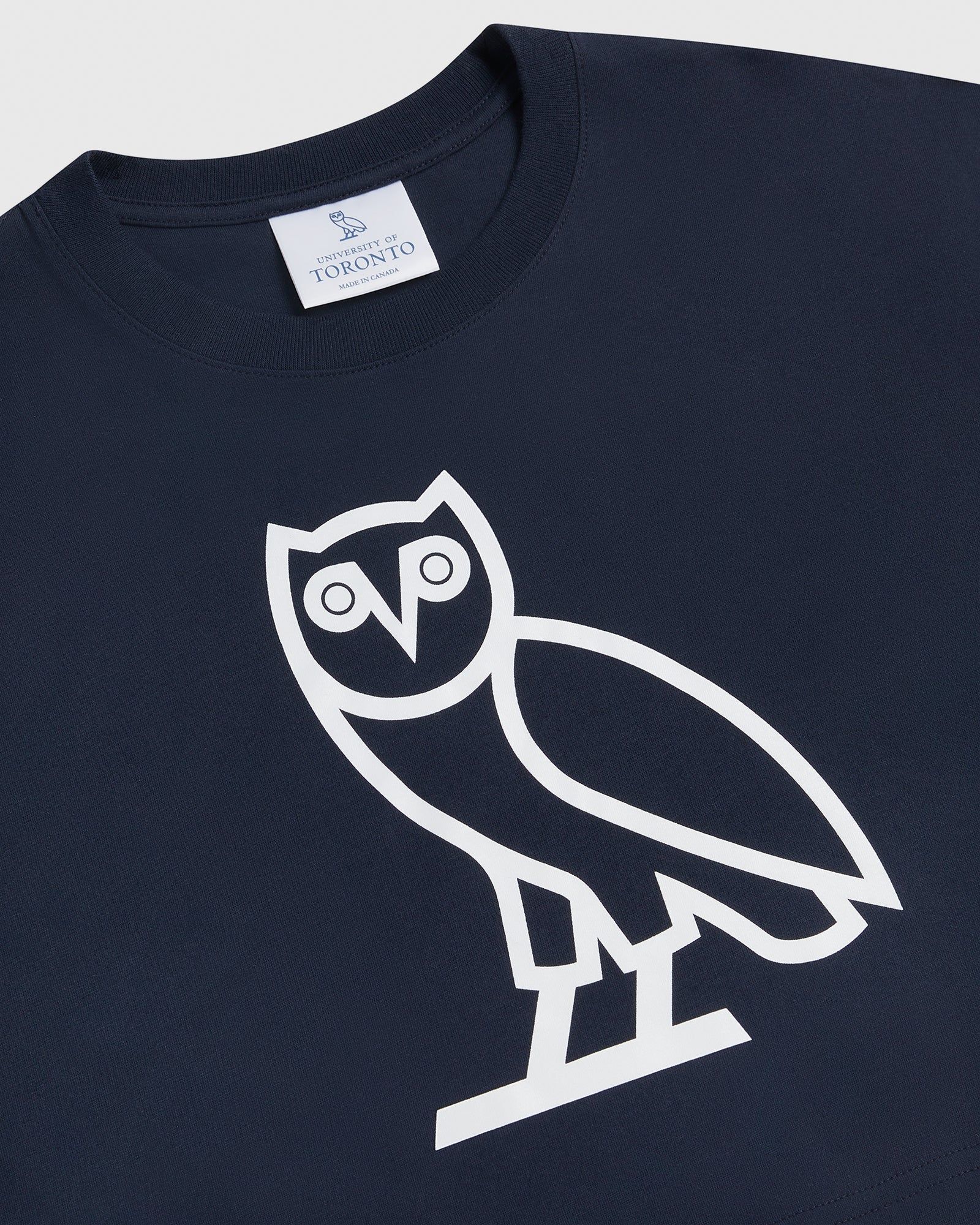 U OF T WOMENS OG CROPPED TEE - NAVY sold by OVO product image thumbnail 4