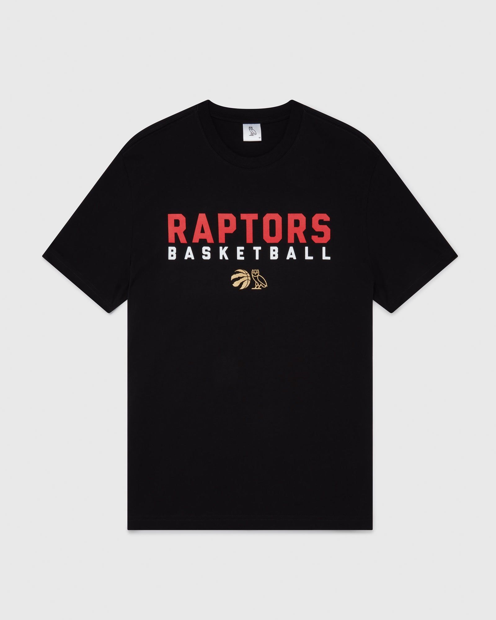 RAPTORS BASKETBALL T-SHIRT - BLACK sold by OVO