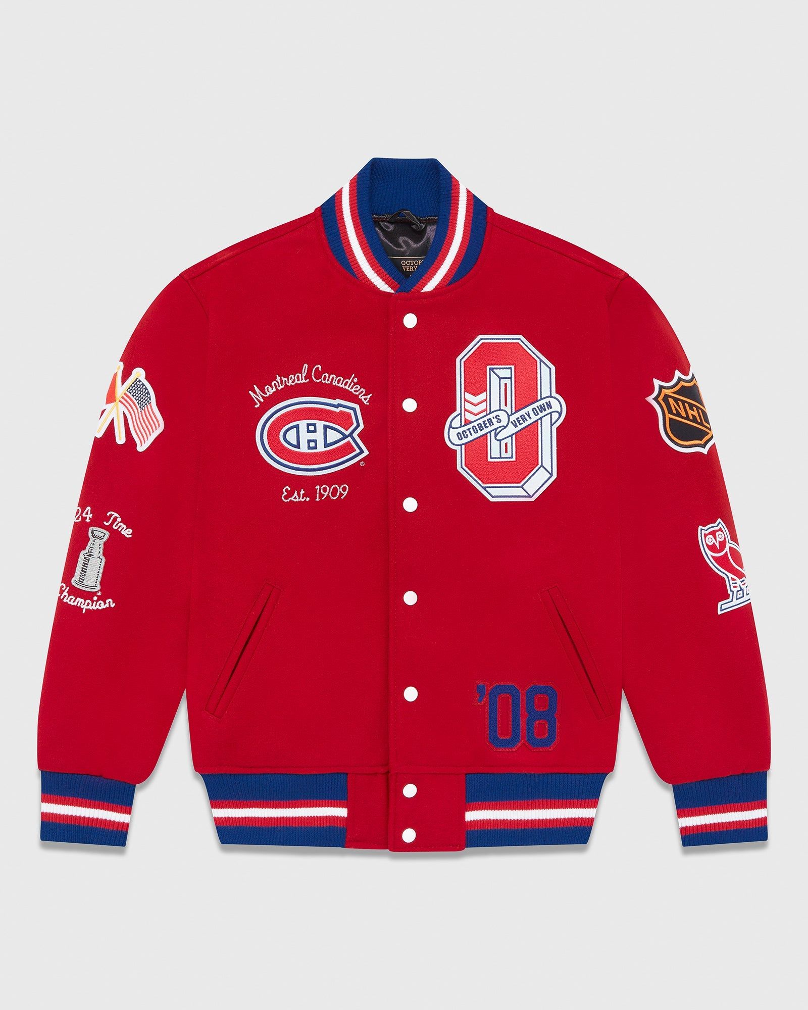 Montreal Canadiens Varsity Jacket - Montreal Red sold by OVO