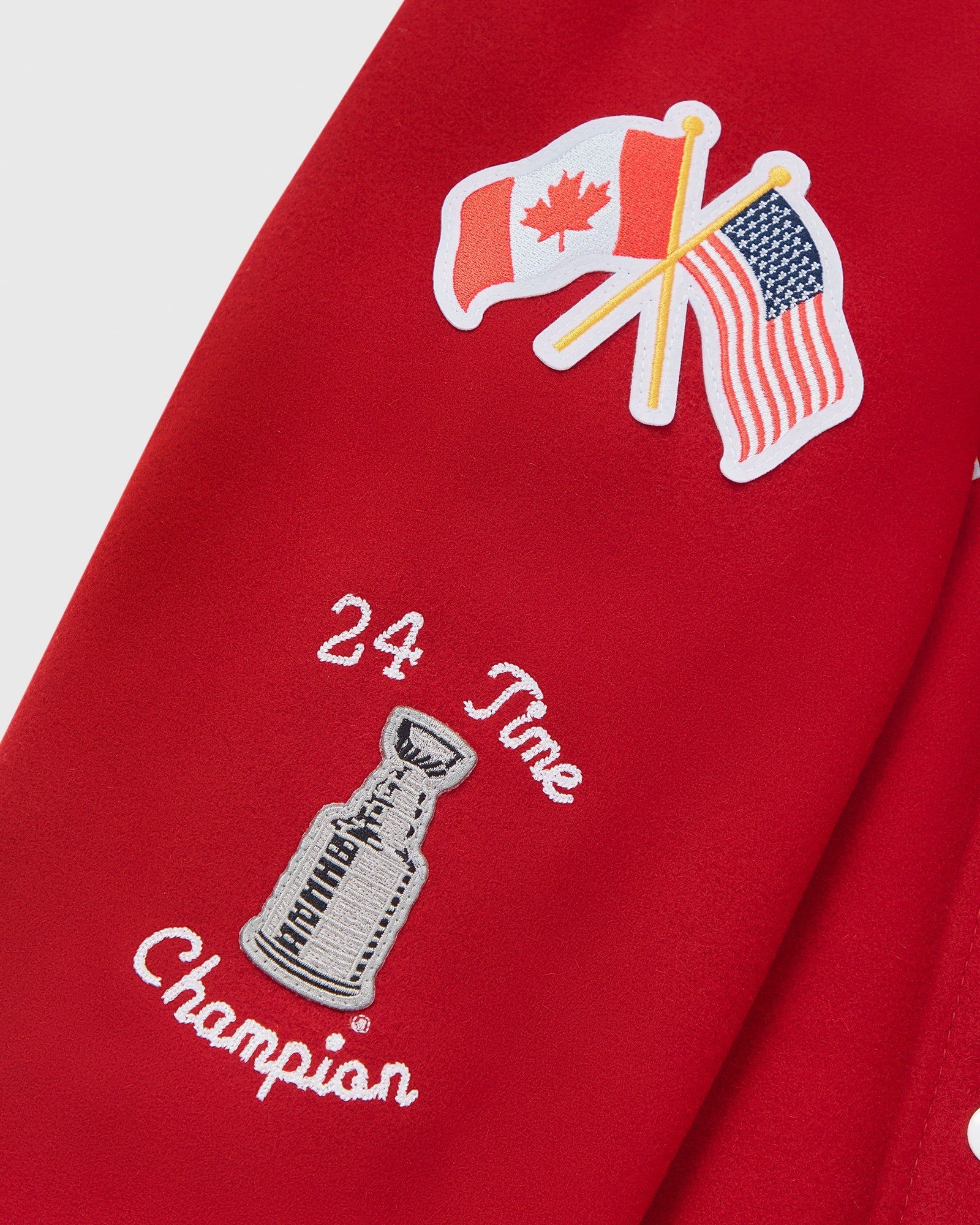Montreal Canadiens Varsity Jacket - Montreal Red sold by OVO product image thumbnail 5