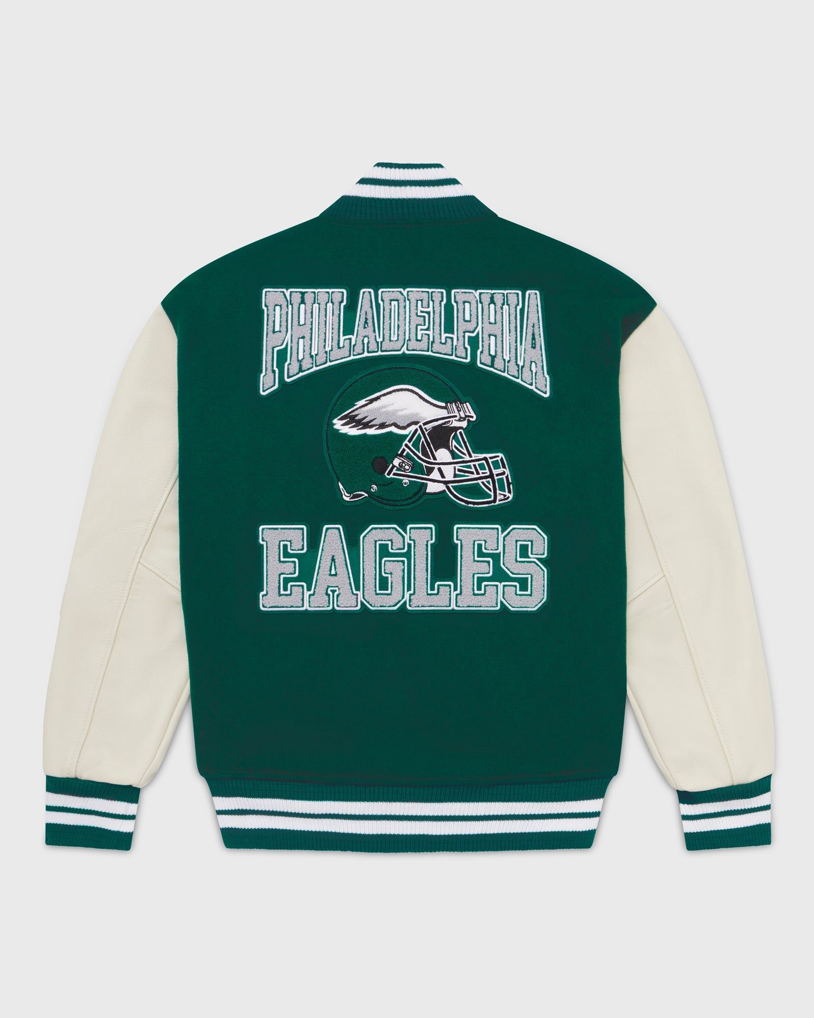 Vintage Logo 7 Philadelphia Eagles Medium Puffer Jacket Team