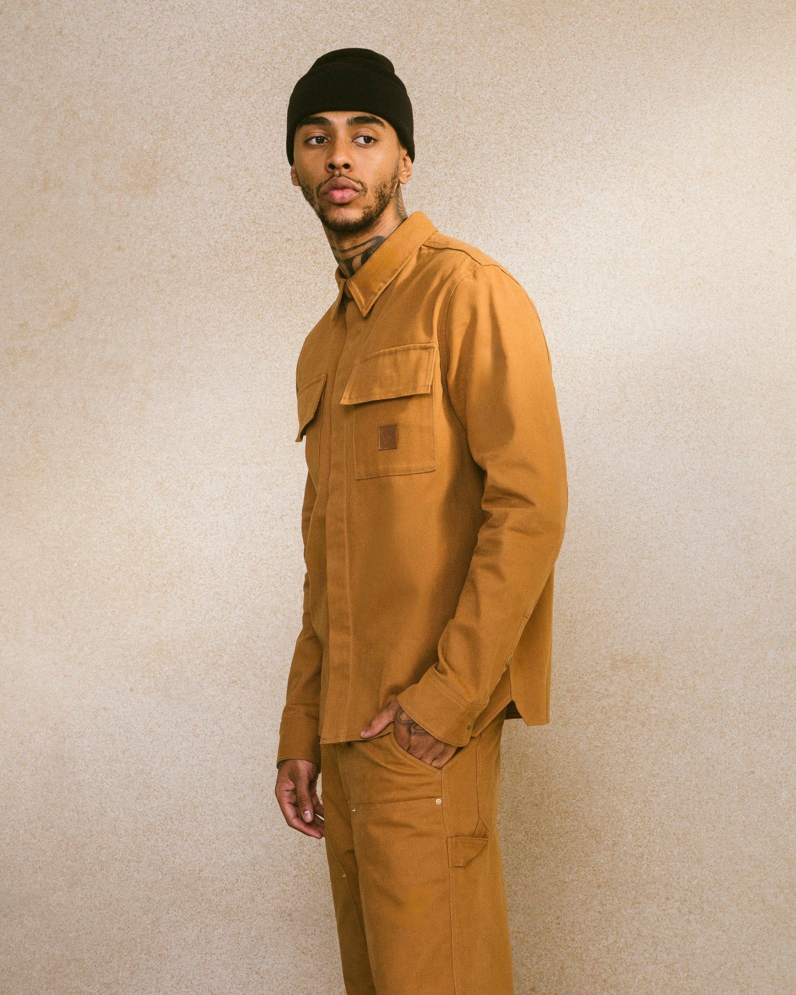 Duck Canvas Workshirt - Brown sold by OVO product image thumbnail 2
