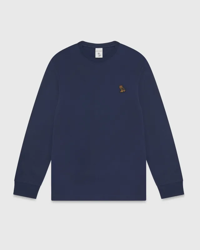 Classic Longsleeve T-Shirt - Navy sold by OVO