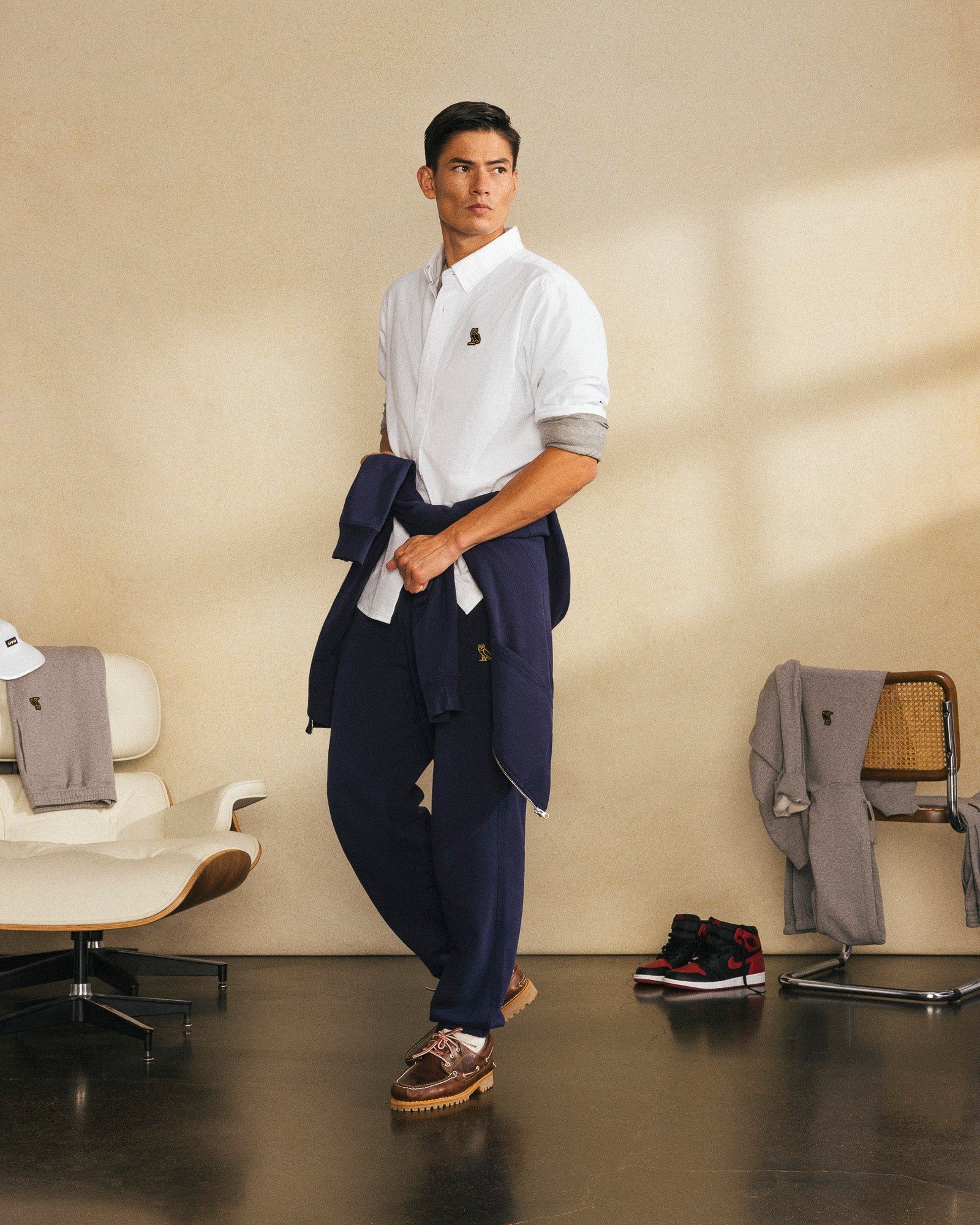 Classic Relaxed Fit Sweatpant - Navy sold by OVO product image thumbnail 2