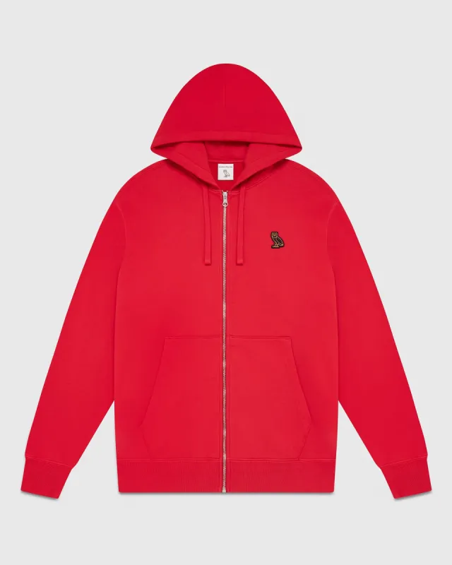 Classic Full-Zip Hoodie - Red sold by OVO