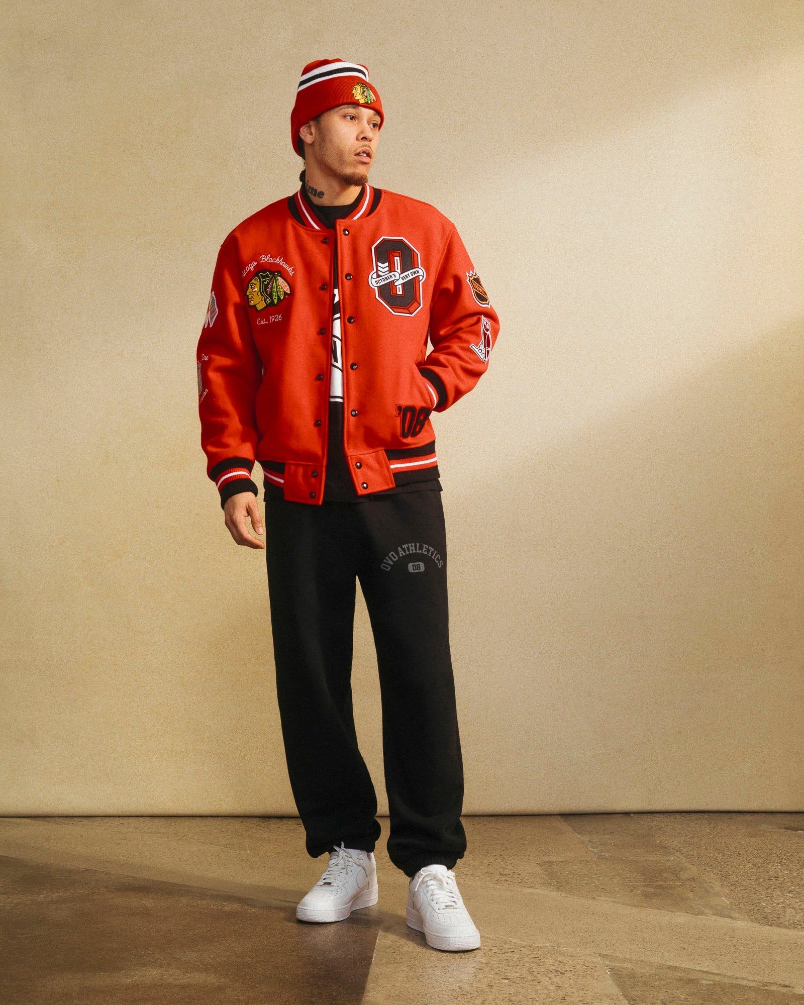 Chicago Blackhawks Beanie - Chicago Red sold by OVO product image thumbnail 2