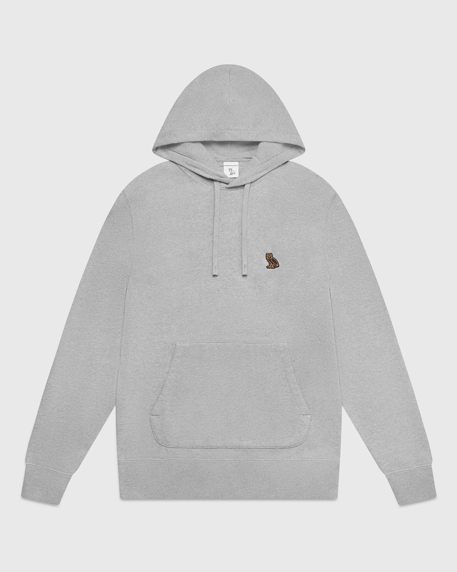 OVO® ESSENTIALS HOODIE - HEATHER GREY sold by OVO