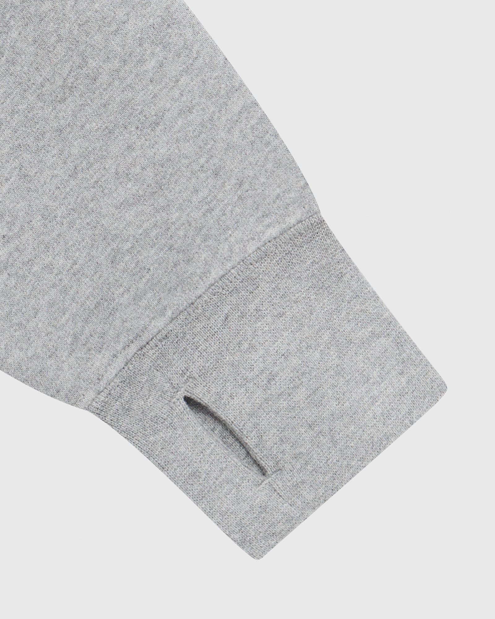 Quarter Zip Mockneck Sweatshirt - Heather Grey sold by OVO product image thumbnail 5