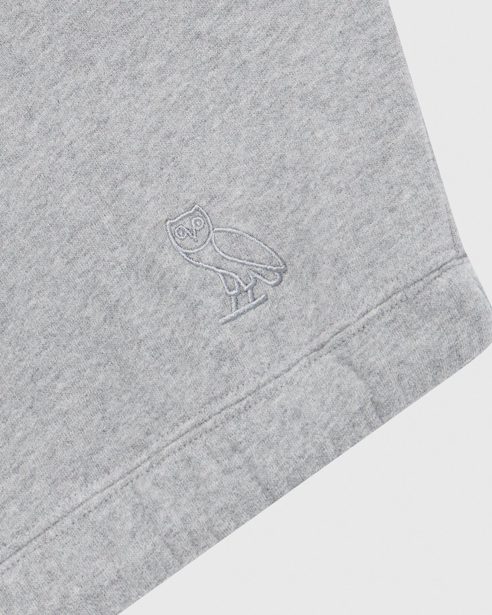 Quarter Zip Mockneck Sweatshirt - Heather Grey sold by OVO product image thumbnail 4