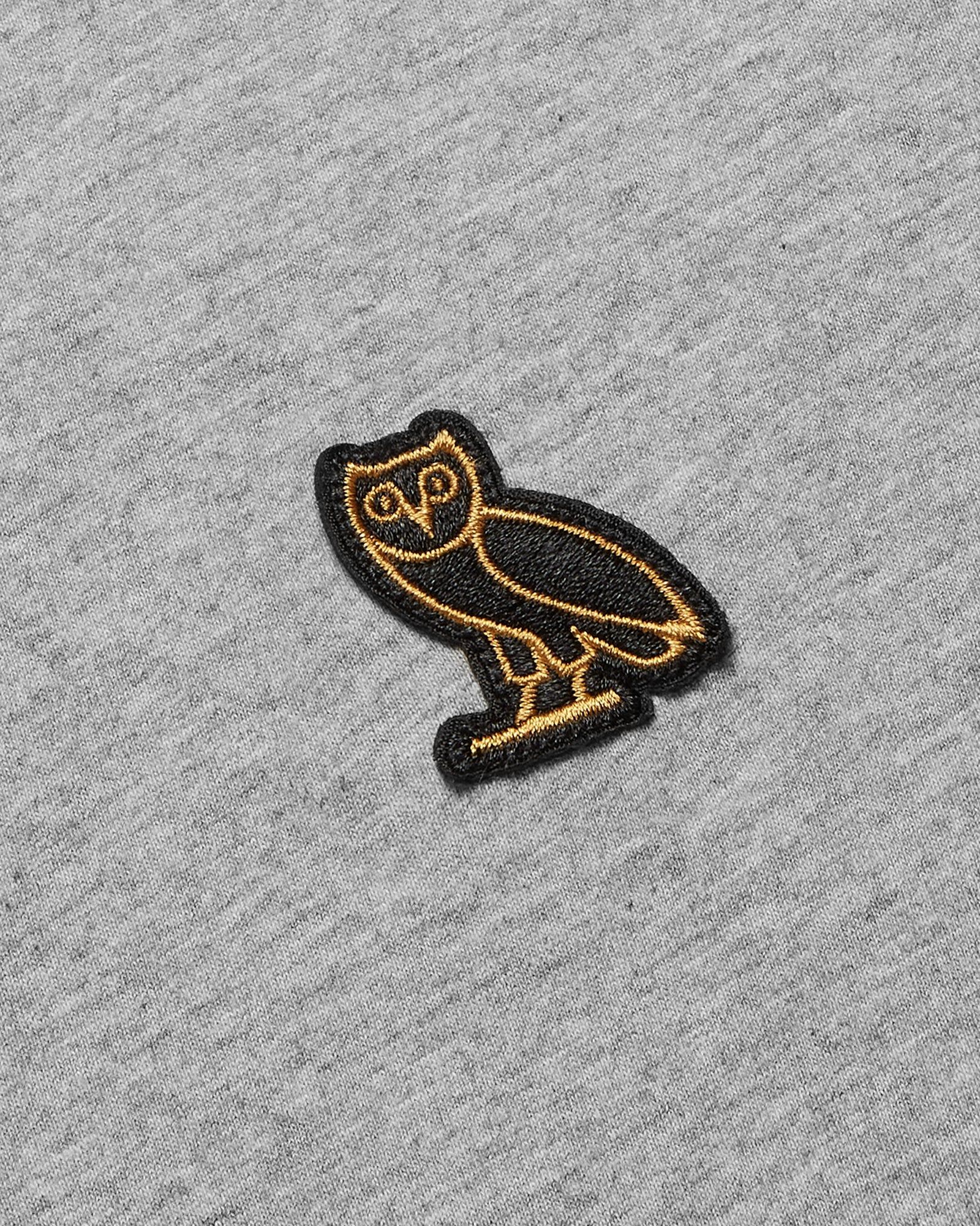 OVO® ESSENTIALS T-SHIRT - HEATHER GREY sold by OVO product image thumbnail 4