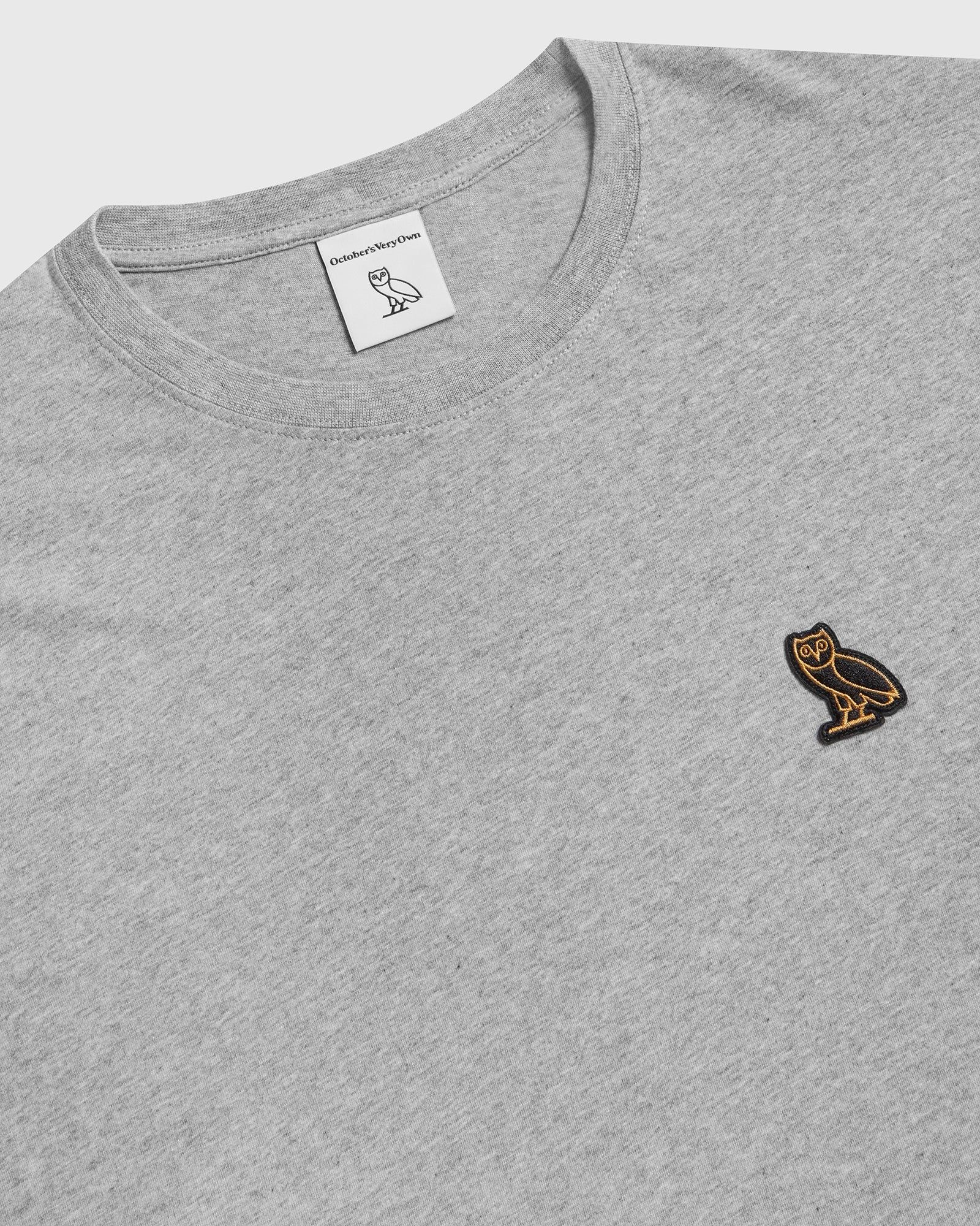 OVO® ESSENTIALS T-SHIRT - HEATHER GREY sold by OVO product image thumbnail 3
