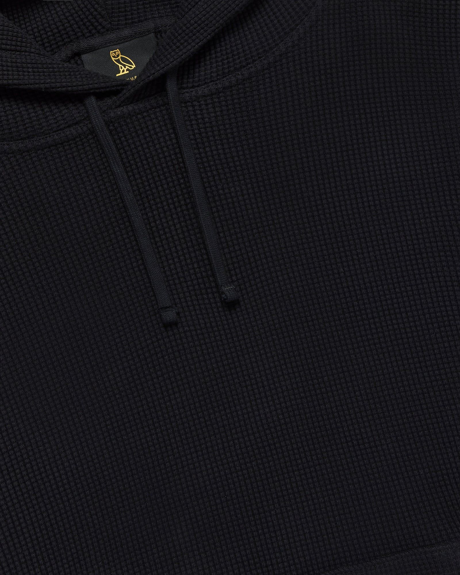 Heavyweight Waffle Hoodie - Black sold by OVO product image thumbnail 3
