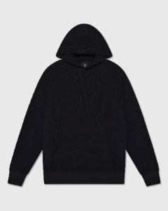 Heavyweight Waffle Hoodie - Black sold by OVO