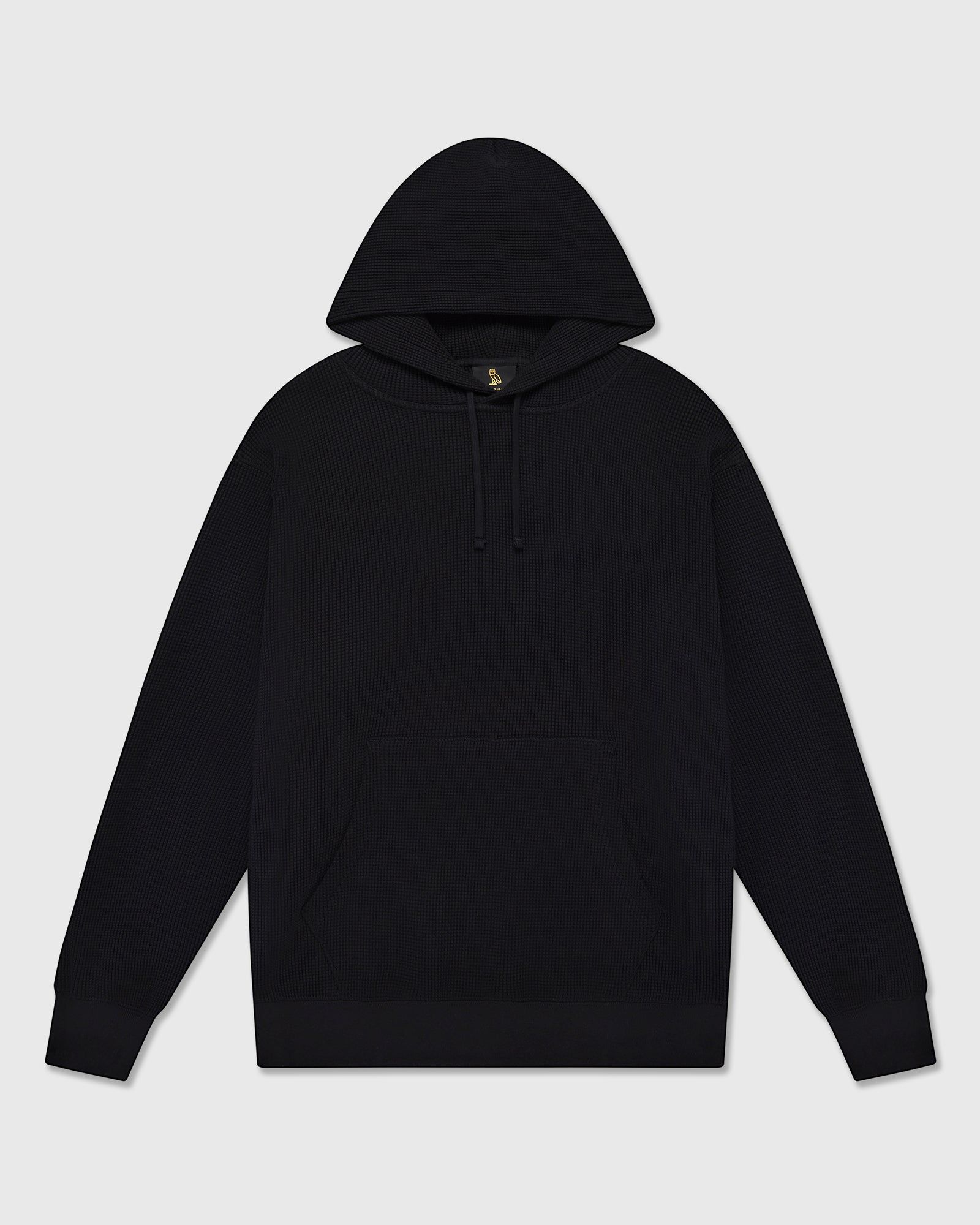 Heavyweight Waffle Hoodie - Black sold by OVO