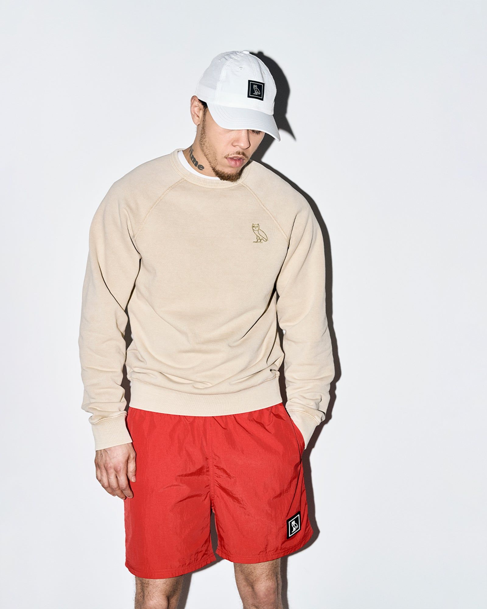 GARMENT DYE CREWNECK - TAN sold by OVO product image thumbnail 2