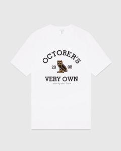 COLLEGIATE T-SHIRT - WHITE sold by OVO
