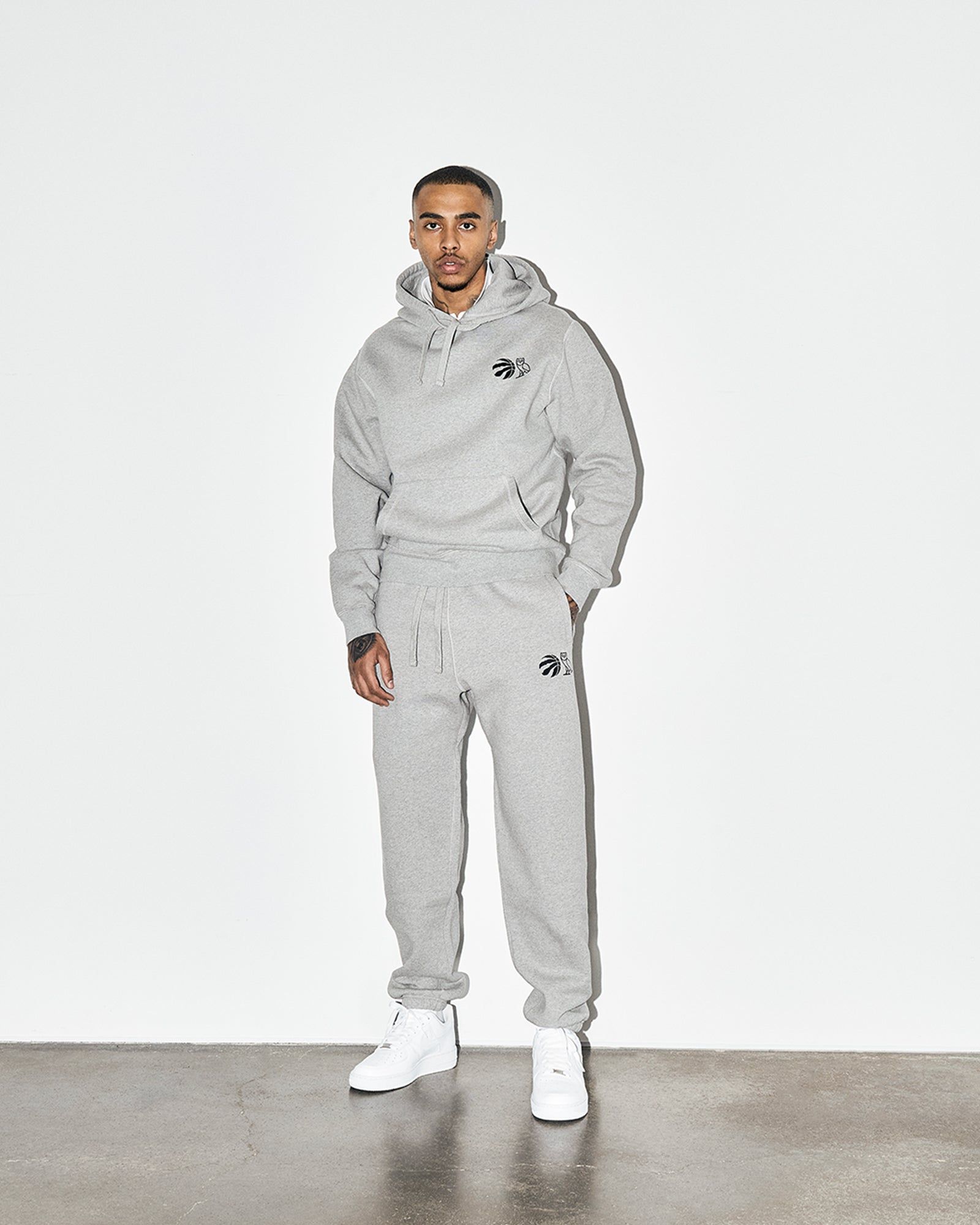 RAPTORS ATHLETIC CENTRE SWEATPANT - HEATHER GREY sold by OVO product image thumbnail 2