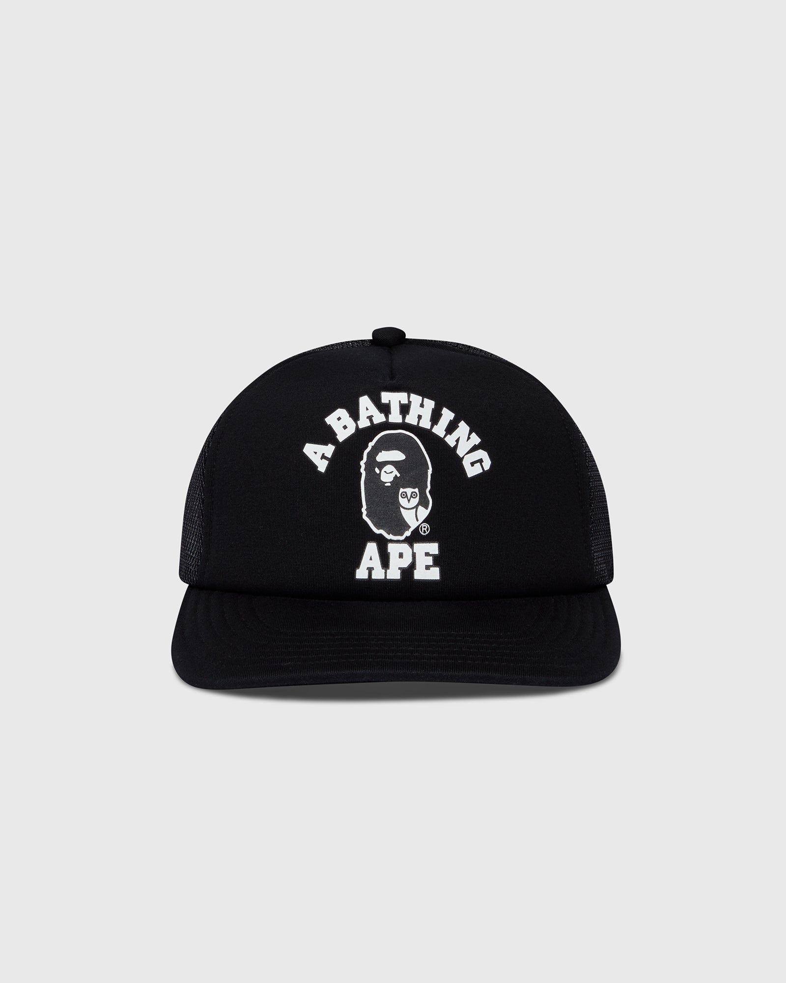 BAPE College Trucker Hat - Black sold by OVO