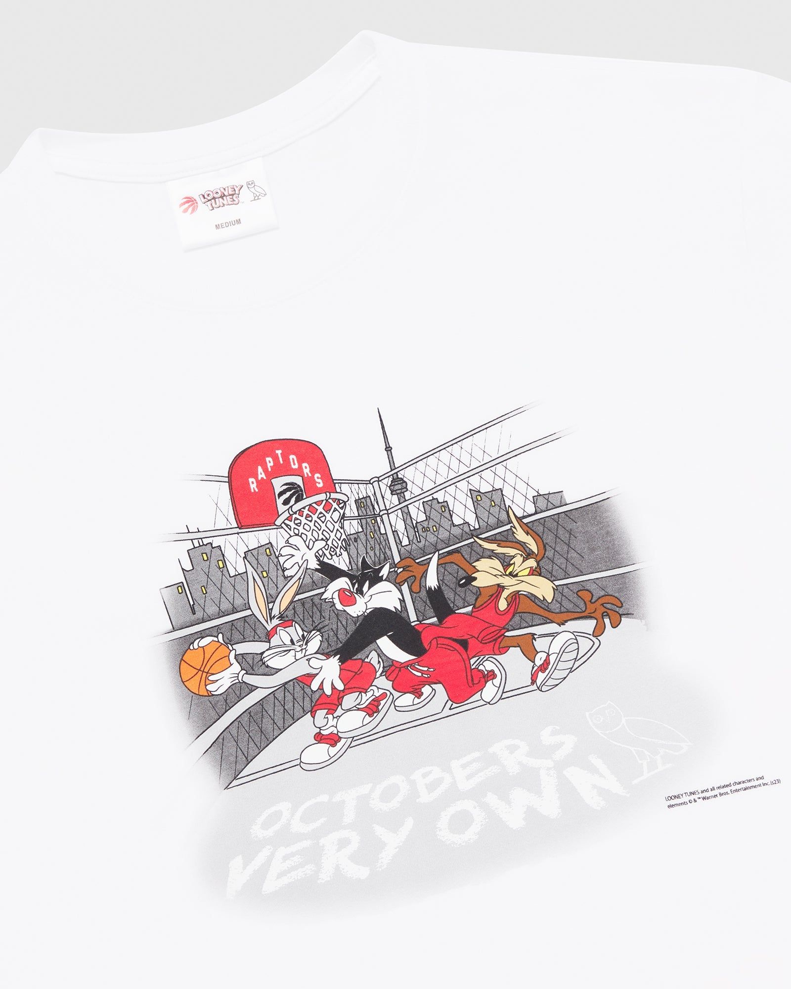 Looney Tunes™ X Raptors Street Ball T-Shirt - White sold by OVO product image thumbnail 4