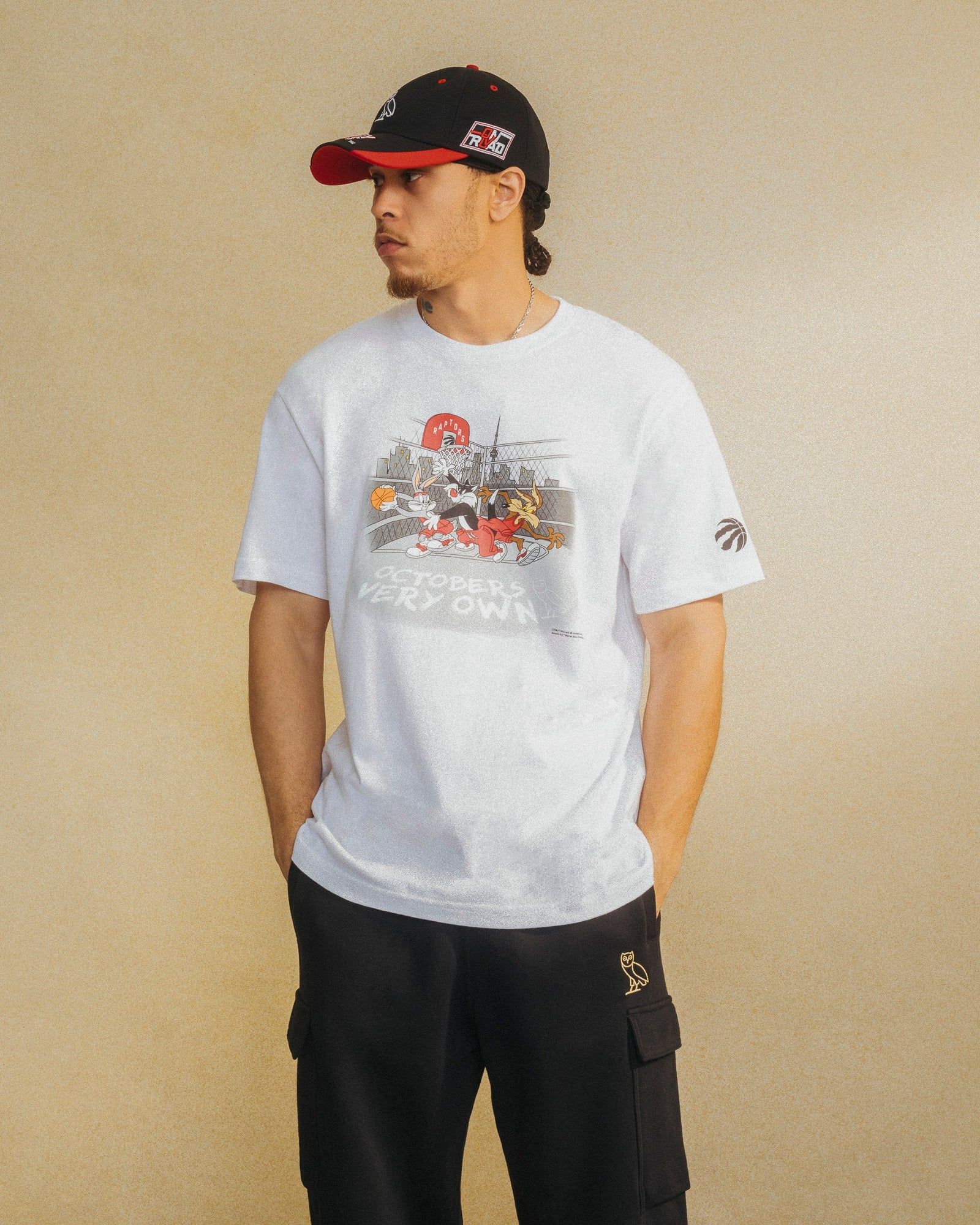 Looney Tunes™ X Raptors Street Ball T-Shirt - White sold by OVO product image thumbnail 2