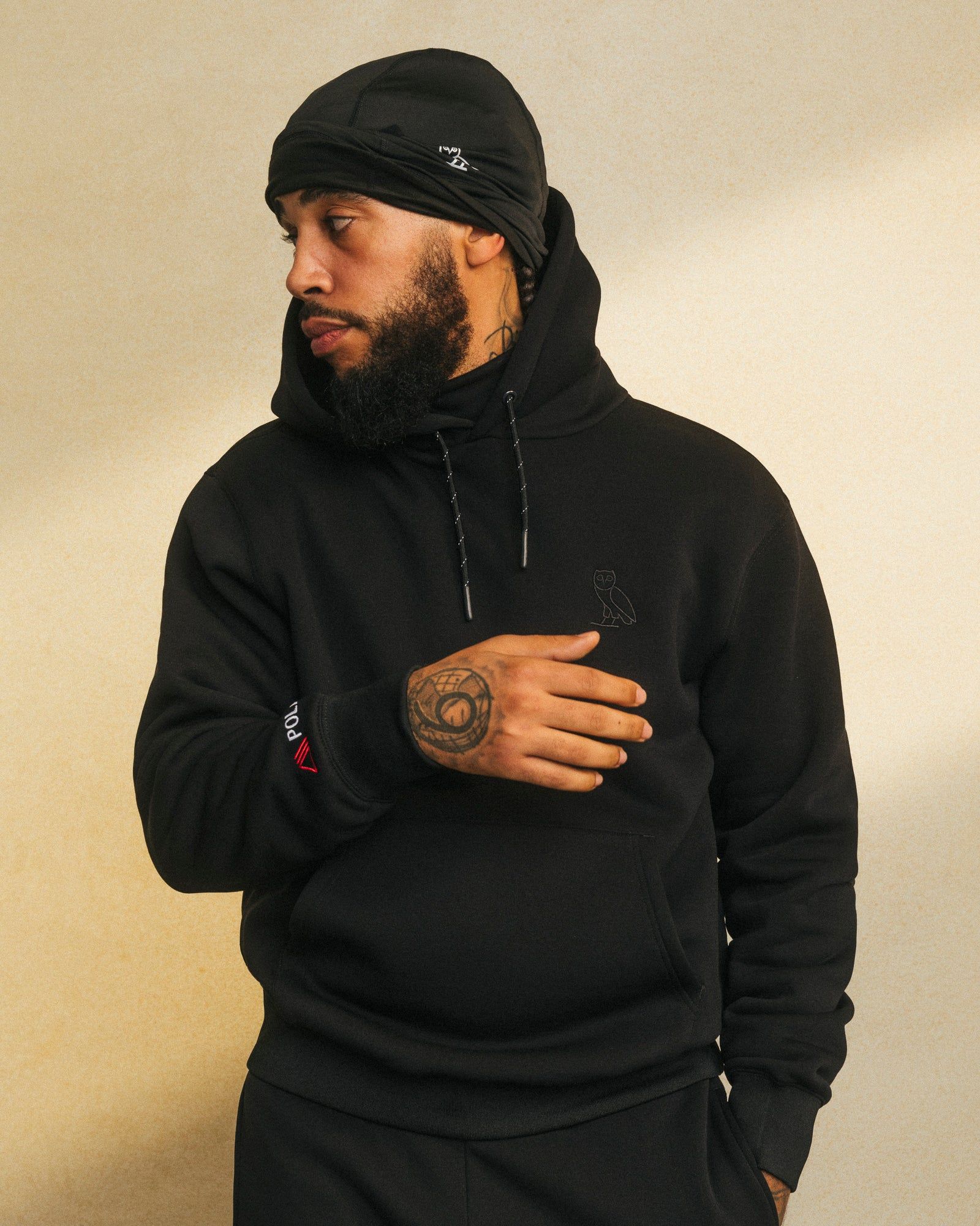 Polartec® Power Stretch™ Hoodie - Black sold by OVO product image thumbnail 2