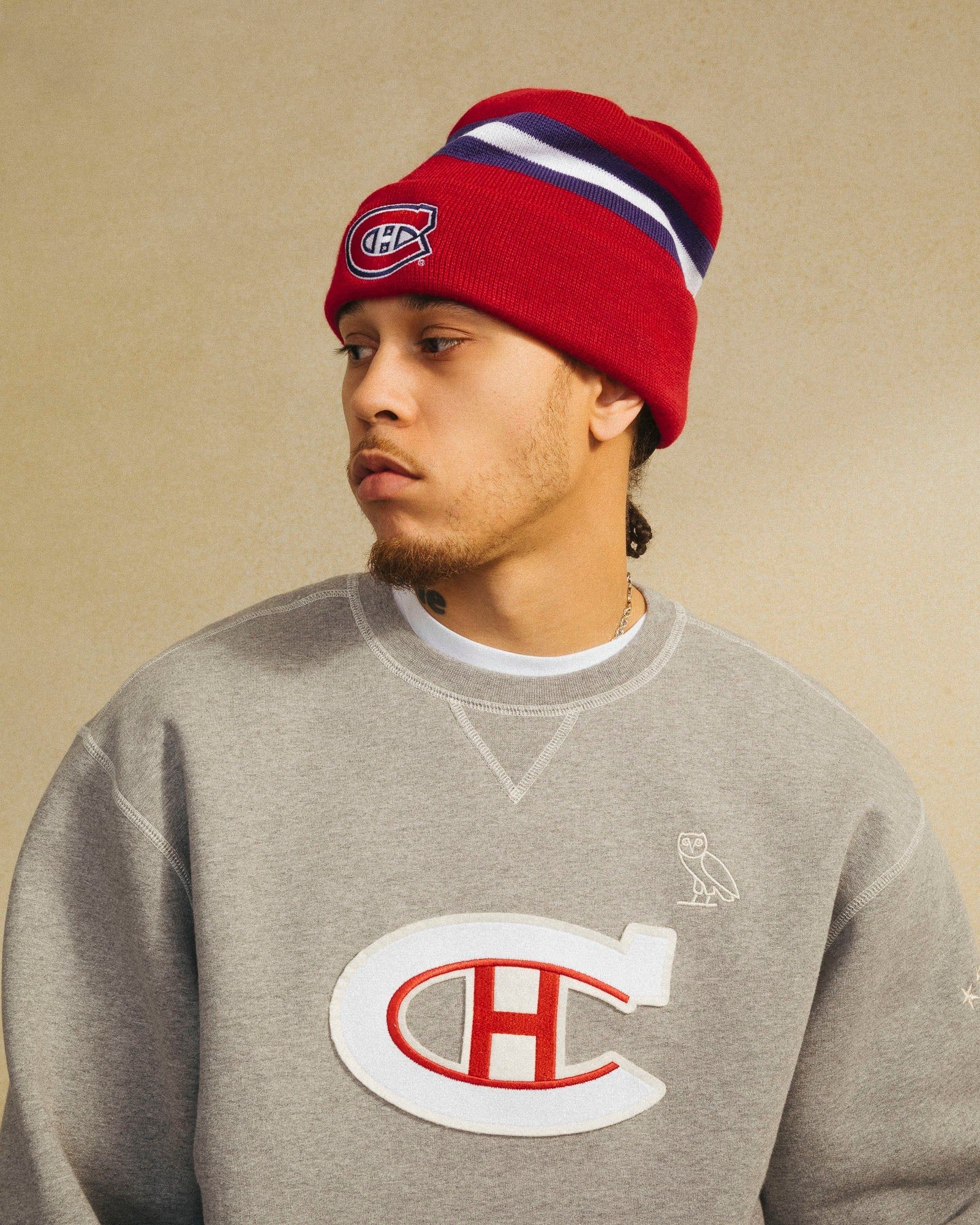 Montreal Canadiens Crewneck - Heather Grey sold by OVO product image thumbnail 2