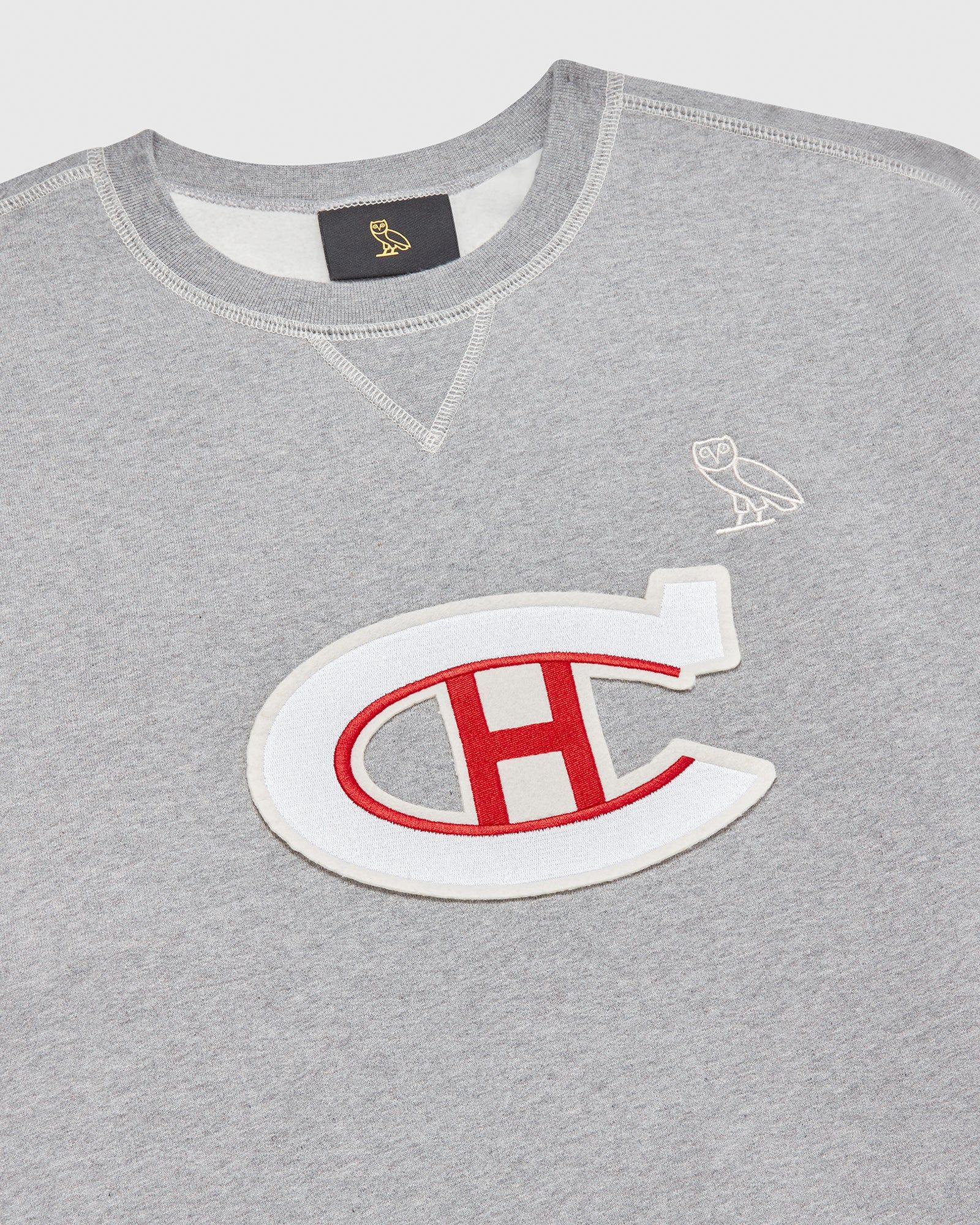 Montreal Canadiens Crewneck - Heather Grey sold by OVO product image thumbnail 3