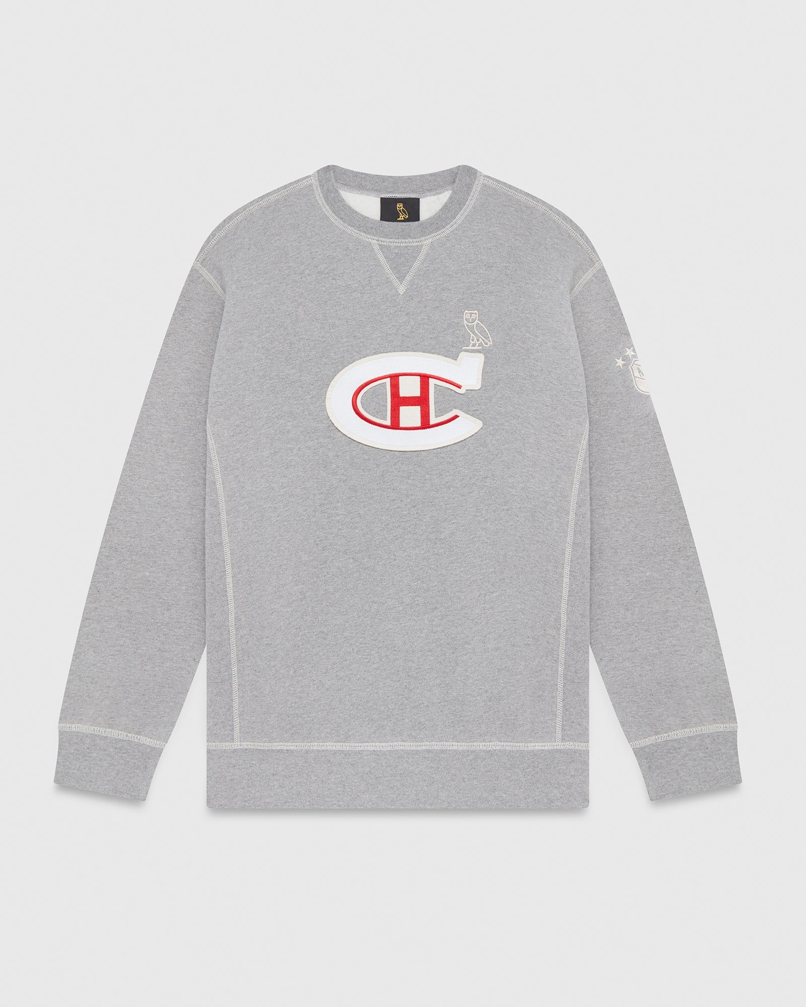 Montreal Canadiens Crewneck - Heather Grey sold by OVO