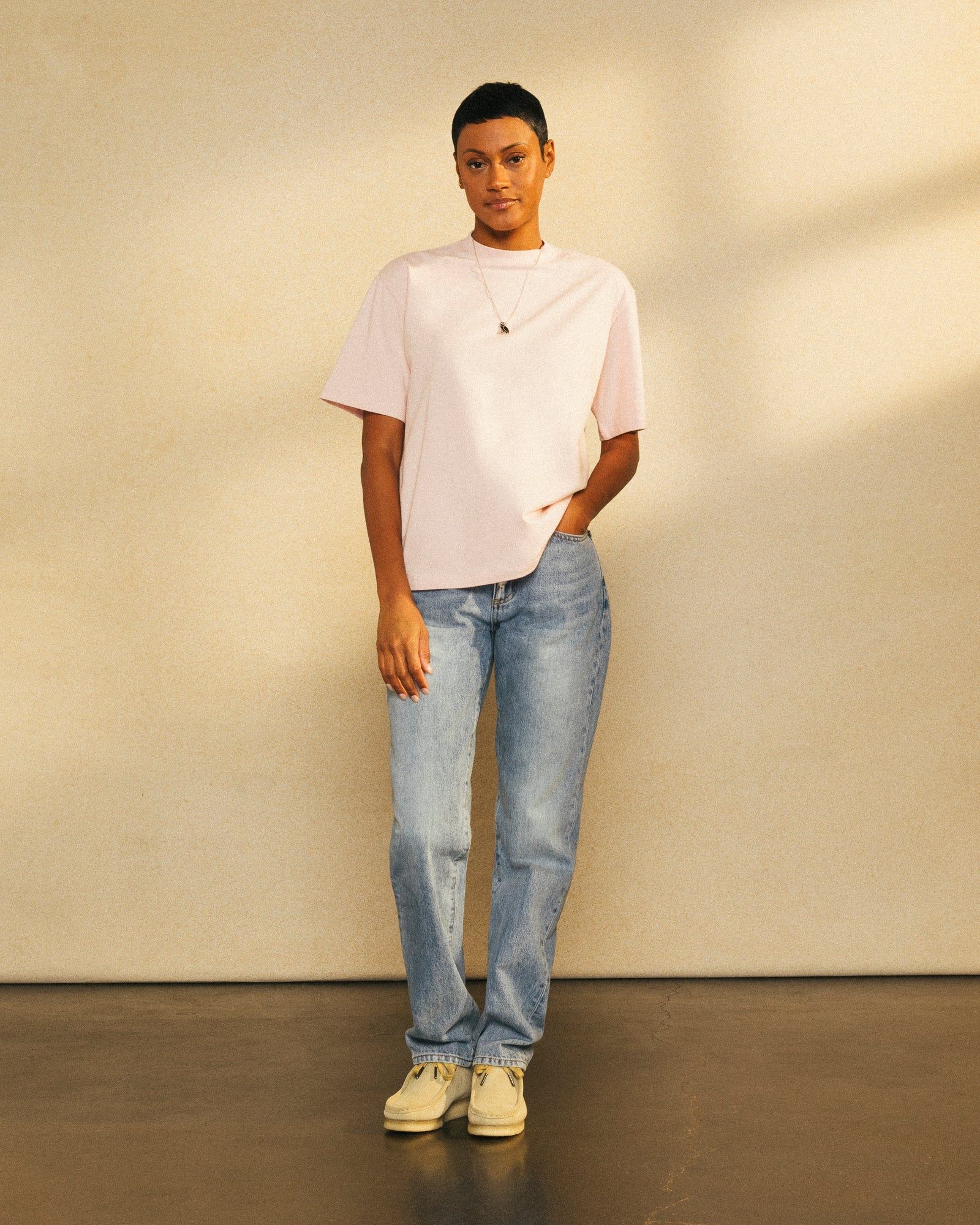 Boyfriend T-Shirt - Rose Smoke sold by OVO product image thumbnail 2