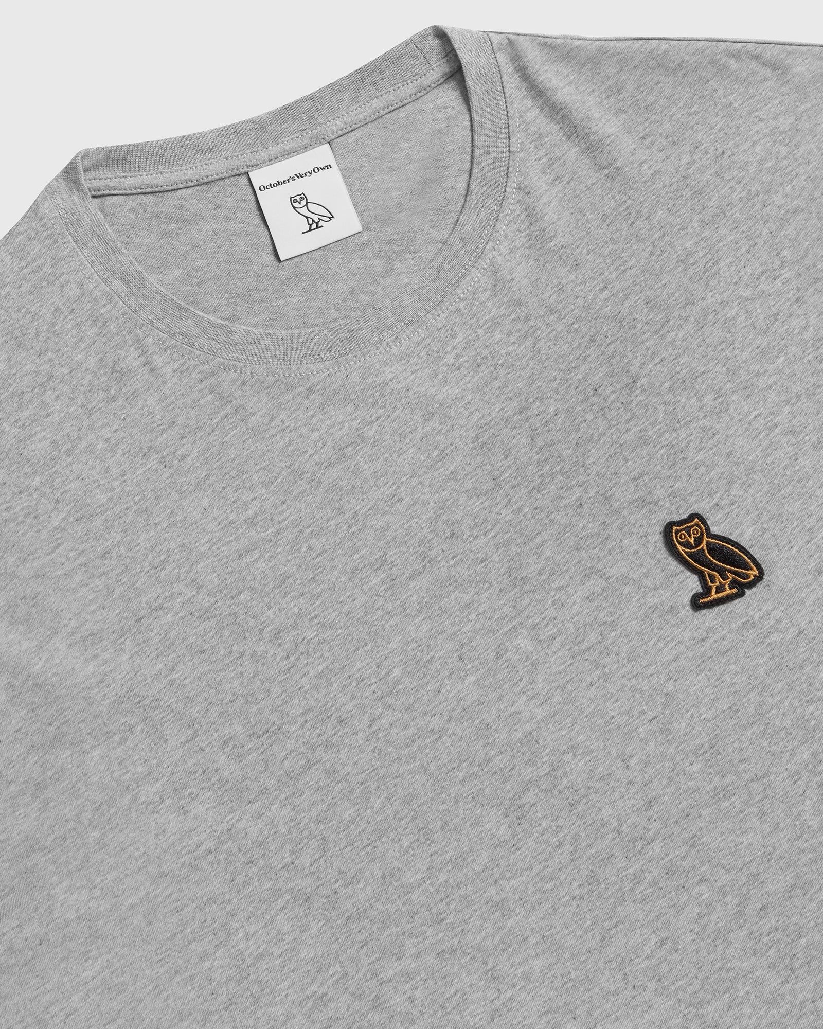 Classic Longsleeve T-Shirt - Heather Grey sold by OVO product image thumbnail 3