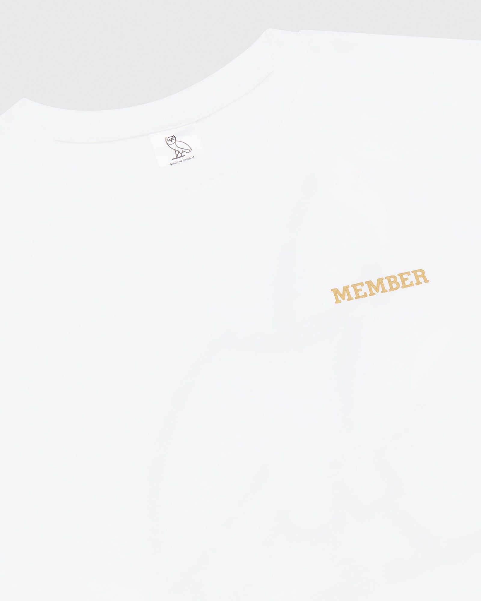 MEMBER T-SHIRT - WHITE sold by OVO product image thumbnail 3