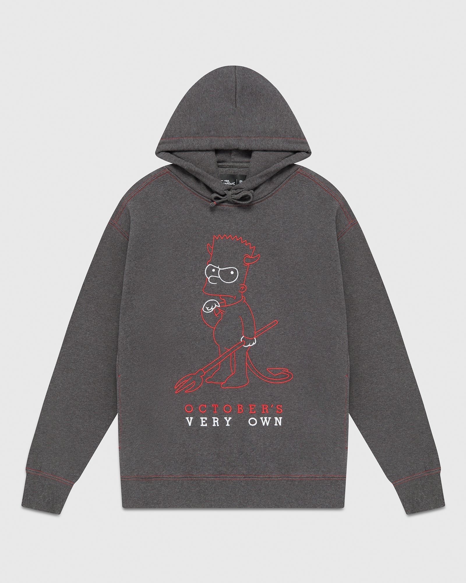 The Simpsons Pullover Hoodie - Charcoal Grey sold by OVO