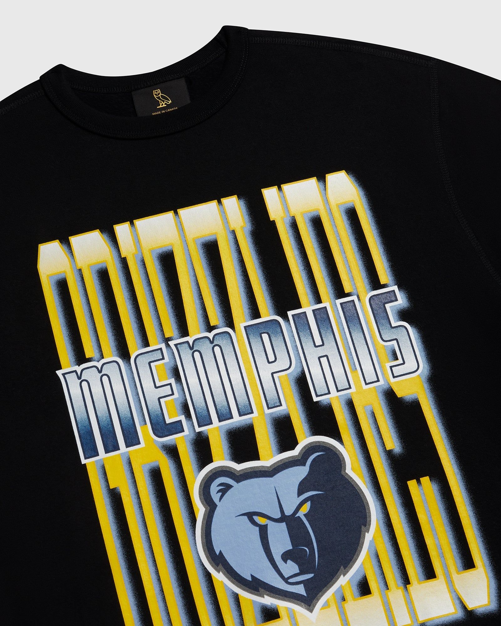 NBA MEMPHIS GRIZZLIES CREWNECK - BLACK sold by OVO product image thumbnail 4