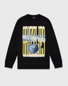 NBA MEMPHIS GRIZZLIES CREWNECK - BLACK sold by OVO
