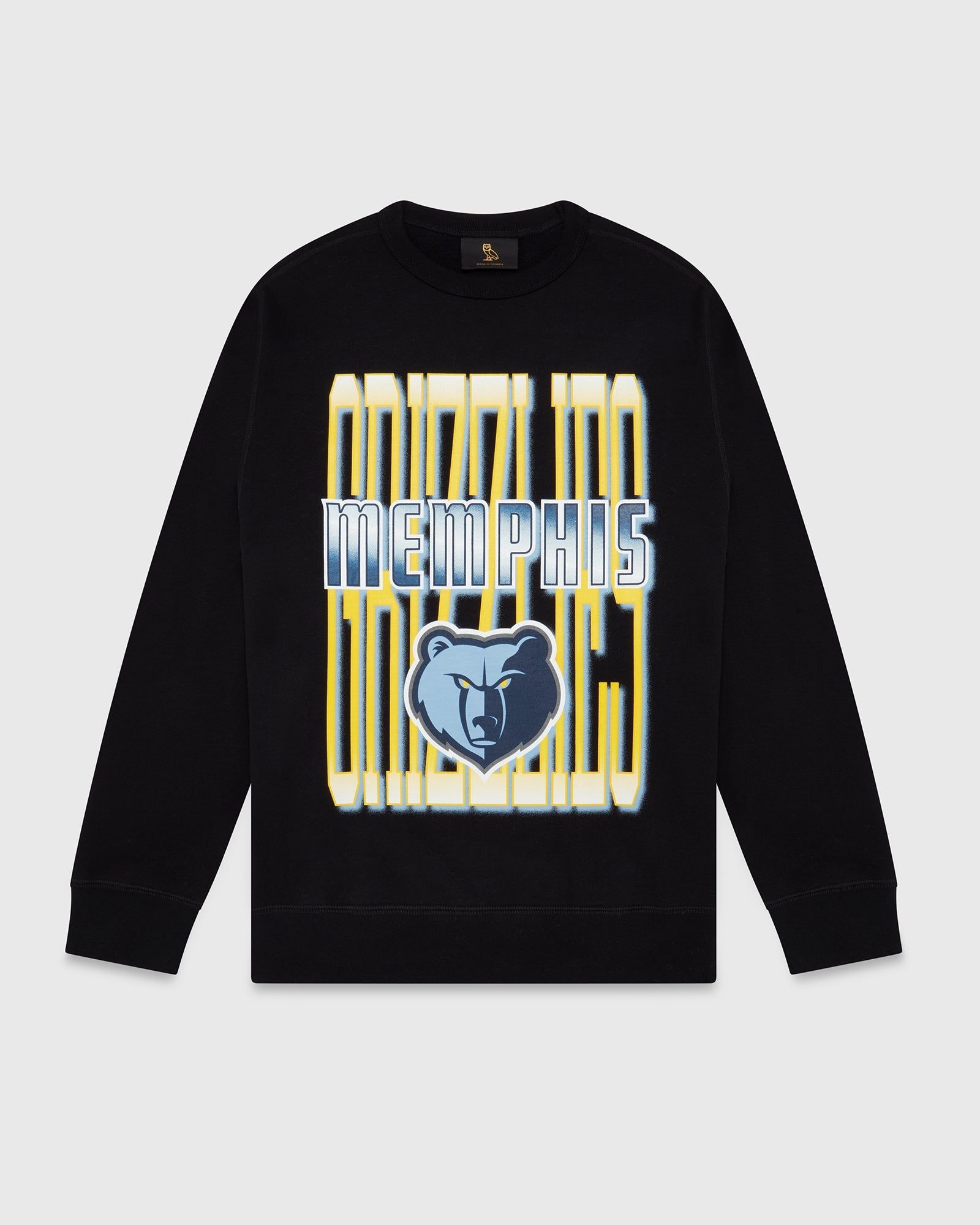 NBA MEMPHIS GRIZZLIES CREWNECK - BLACK sold by OVO