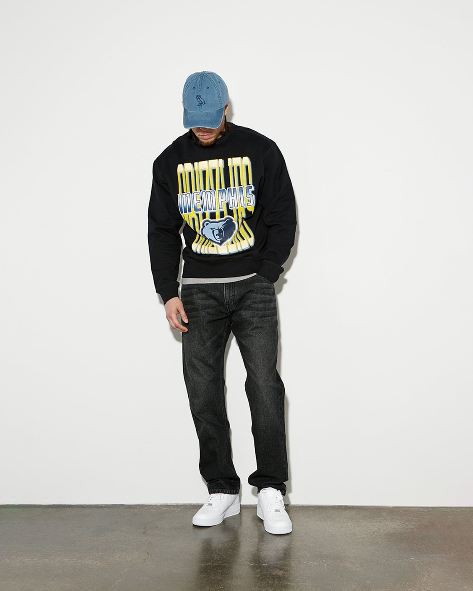 NBA MEMPHIS GRIZZLIES CREWNECK - BLACK sold by OVO product image thumbnail 2