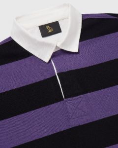 OVO ラグビーシャツ LONG-SLEEVED RUGBY POLO SHIRT 長袖ラグビーポロシャツ｜COS