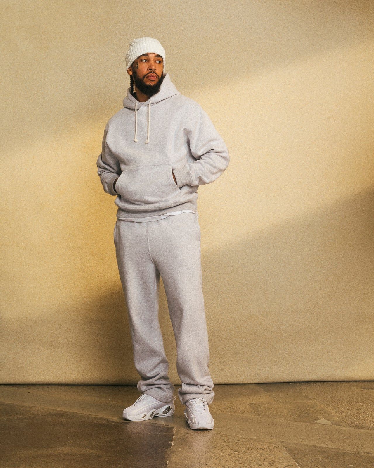 Speckle Fleece Open Hem Sweatpant - Grey sold by OVO product image thumbnail 2