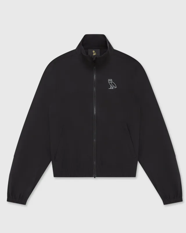 WOMENS ACTIVE TRACK JACKET - BLACK sold by OVO