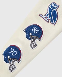 NFL NEW YORK GIANTS VARSITY JACKET - BLUE sold by OVO